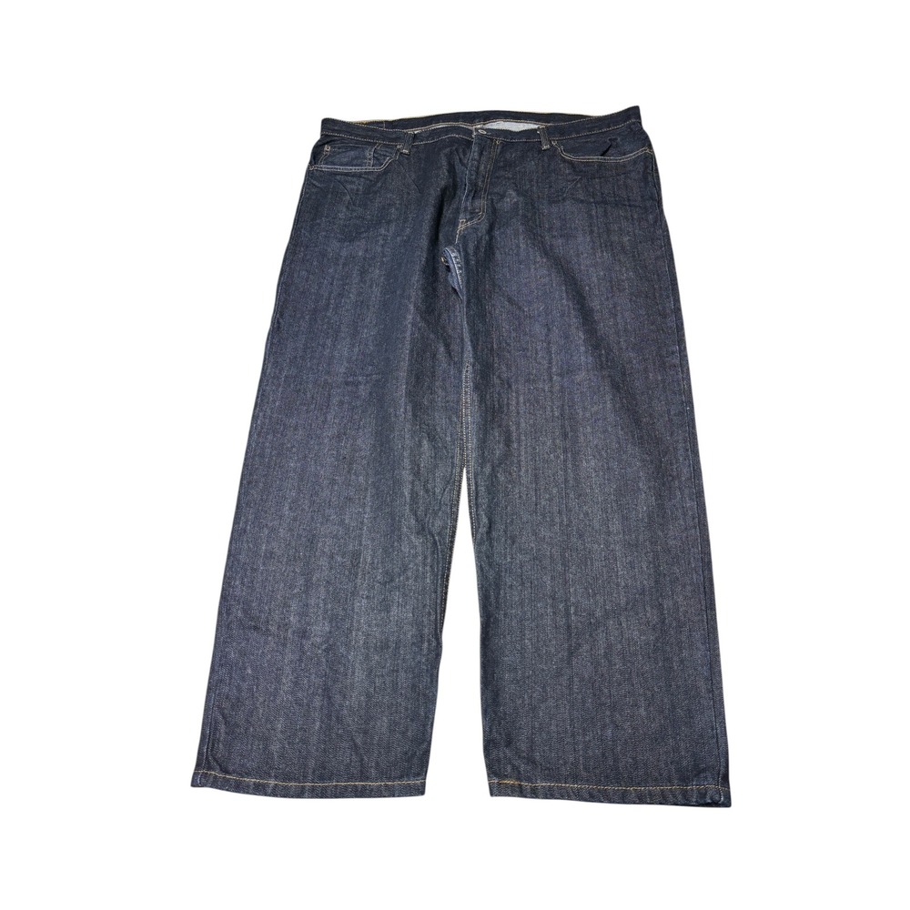 Levis 550 Relaxed Fit Jeans Mens 44x30 Dark Wash Indigo Blue Denim 00550-0032